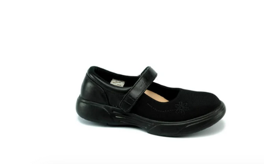 Mt. Emey 9205-L Black Lyrca - Women's Extreme-Light Mary Jane Strap