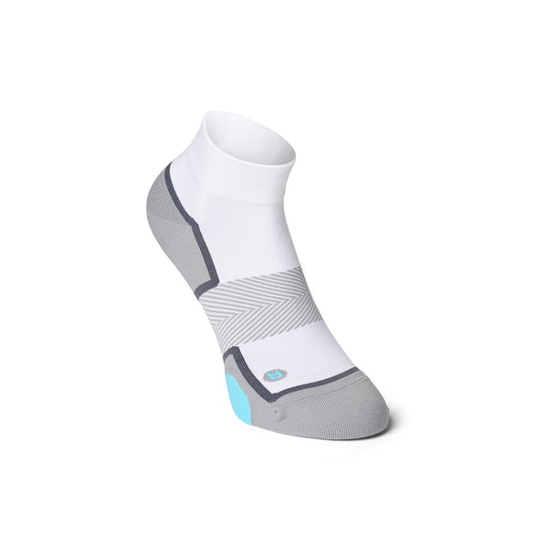 Anodyne No. 8 quarter-length diabetic socks in white — supplier photo 1