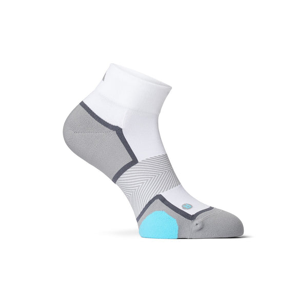 Anodyne No. 8 quarter-length diabetic socks in white — supplier photo 2