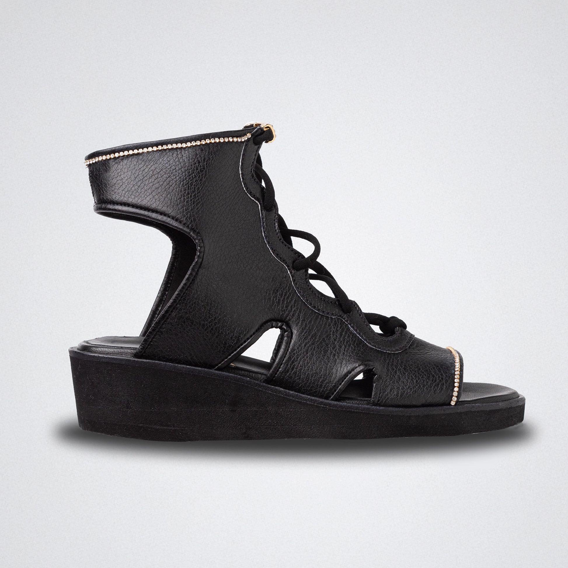 Queen Patricia Black Wedge