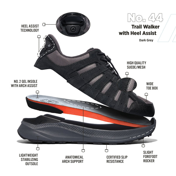 Anodyne No. 44 Men's Trail Explorer Hands Free – Dark Grey, view 2