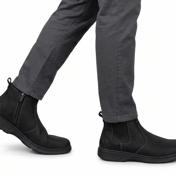 Orthofeet Declan Men’s Leather Chelsea Boot — original supplier photo 2