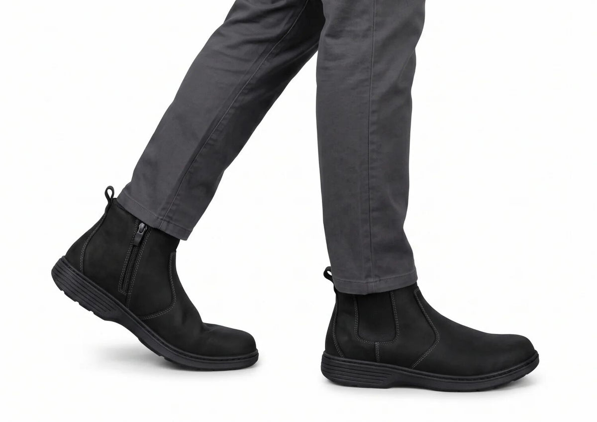 Orthofeet Declan Men’s Leather Chelsea Boot — original supplier photo 2