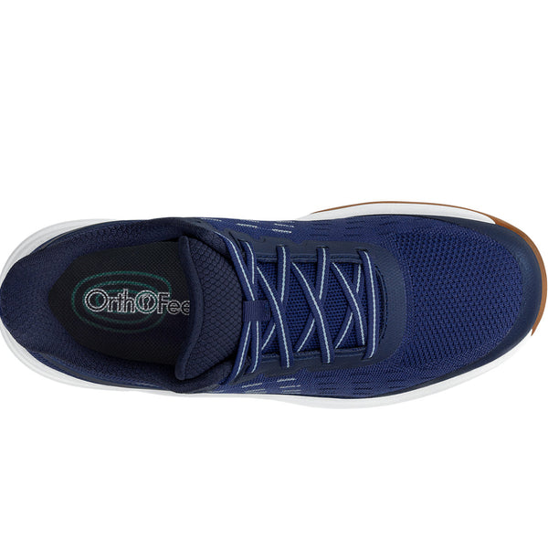 Orthofeet Advantage Pickleball Hands-Free - Navy/White – detail view