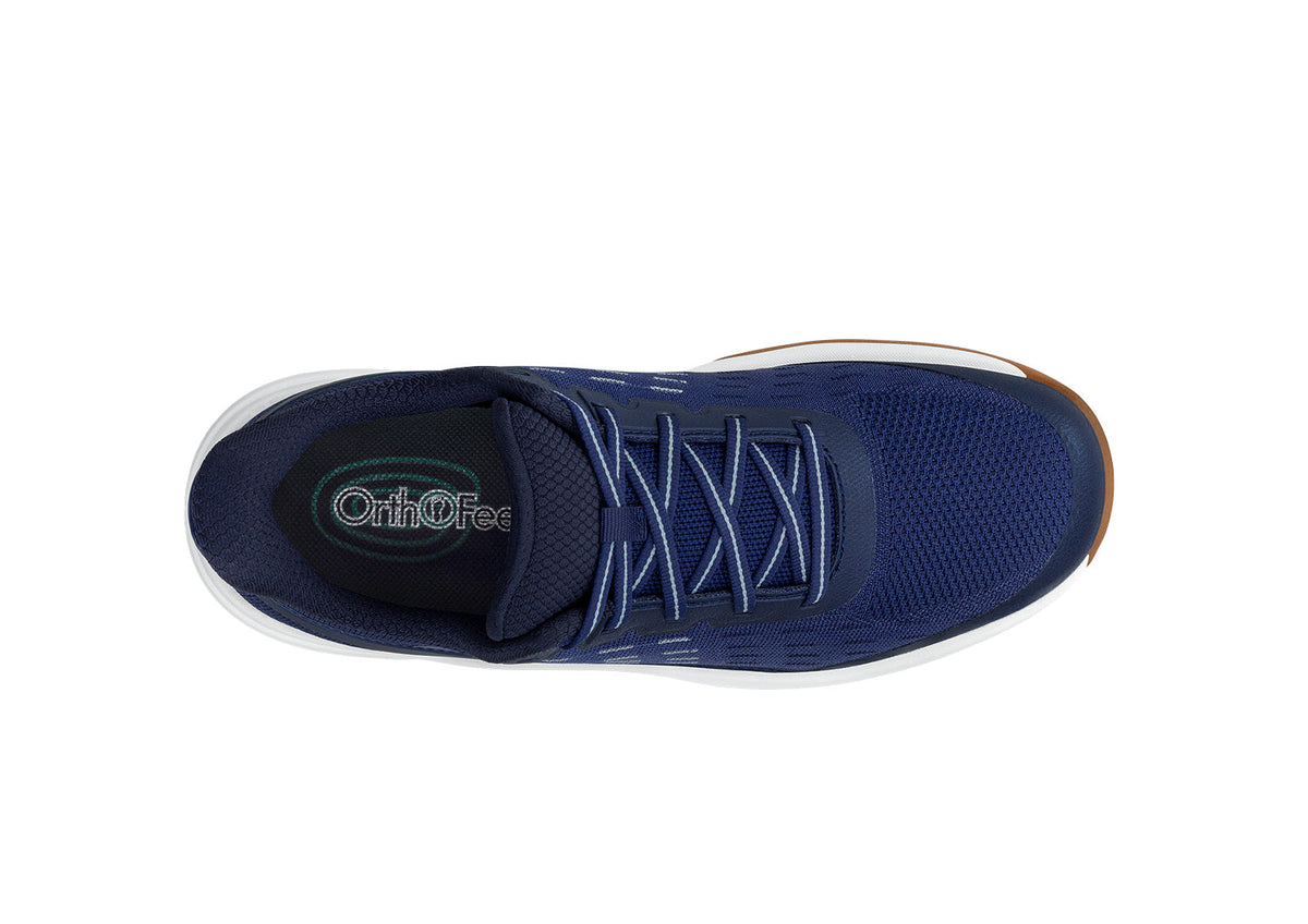 Orthofeet Advantage Pickleball Hands-Free - Navy/White – detail view