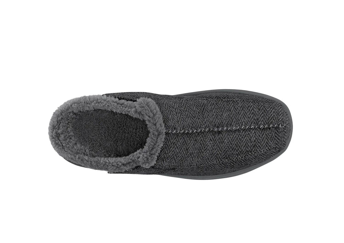 Orthofeet Asheville - Charcoal Herringbone – detail view