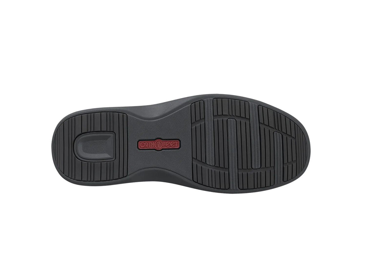 Orthofeet Asheville - Charcoal Herringbone – detail view