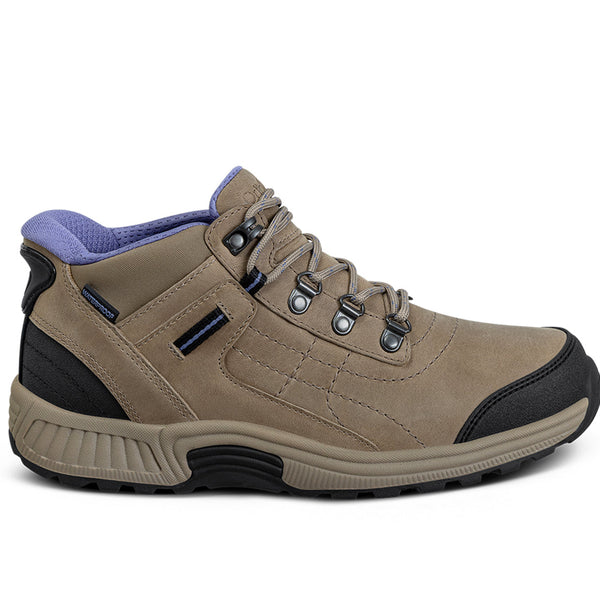 Orthofeet Carmel Hands-Free Waterproof - Stone/Periwinkle – main view