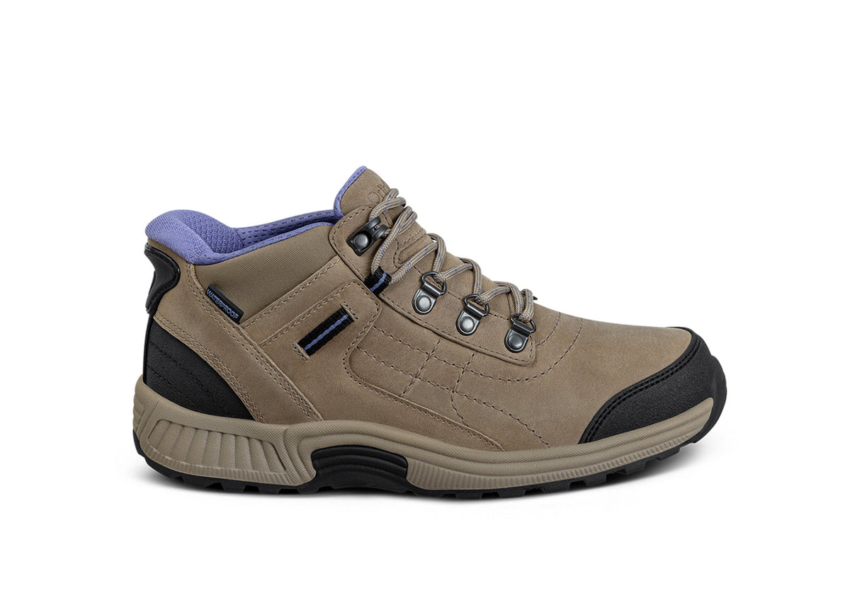 Orthofeet Carmel Hands-Free Waterproof - Stone/Periwinkle – main view
