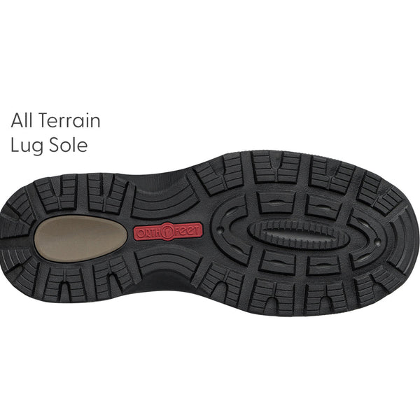 Orthofeet Carmel Hands-Free Waterproof - Stone/Periwinkle – detail view