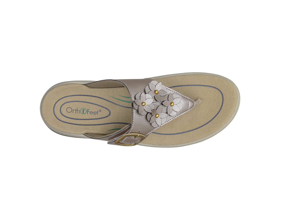 Orthofeet Daisy - Pewter – detail view