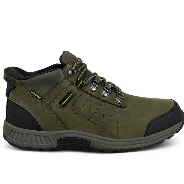 Orthofeet Dalton Hands-Free Waterproof - Olive/Lime Green – main view