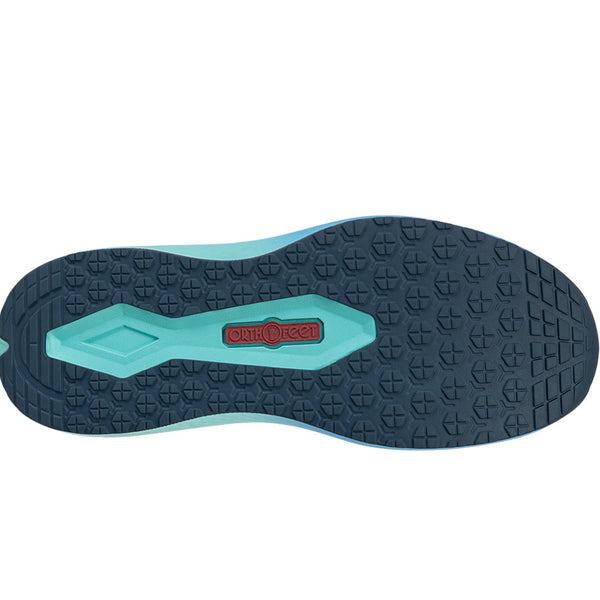 Orthofeet Dart Hands-Free - Blue/Navy/Aqua – detail view