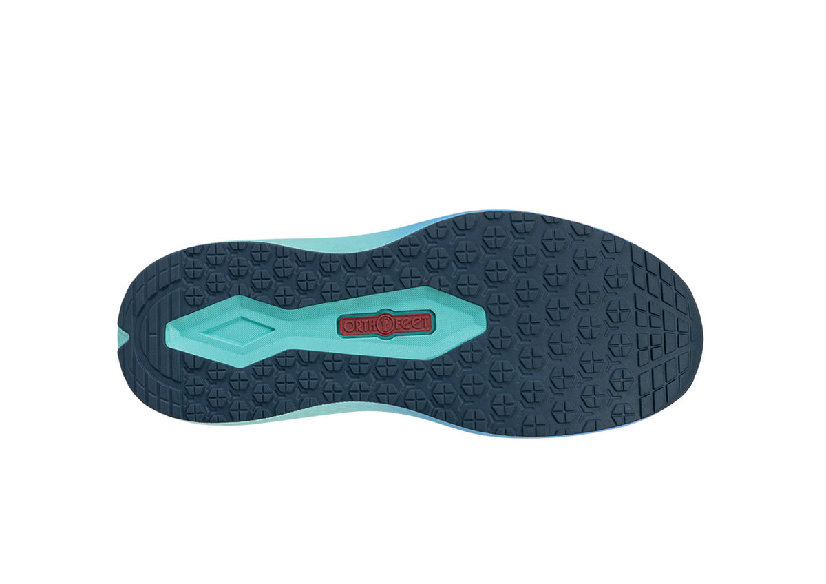Orthofeet Dart Hands-Free - Blue/Navy/Aqua – detail view