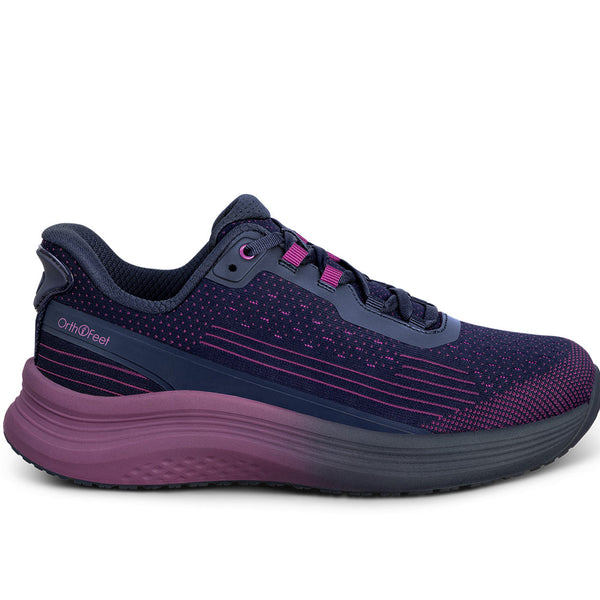 Orthofeet Dart Hands-Free - Navy/Orchid – main view
