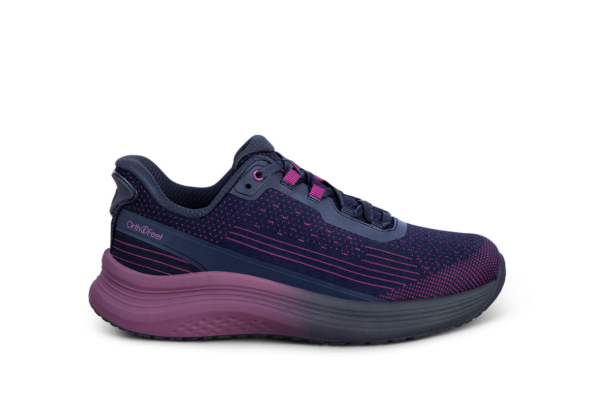 Orthofeet Dart Hands-Free - Navy/Orchid – main view