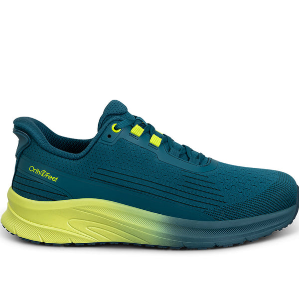 Orthofeet Dash Hands-Free - Deep Sea Green/Yellow – main view