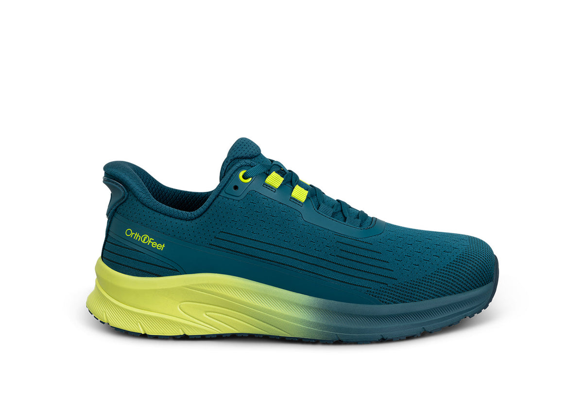 Orthofeet Dash Hands-Free - Deep Sea Green/Yellow – main view