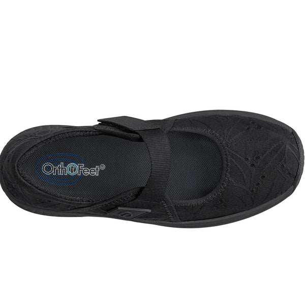 Orthofeet Kimberly - Black – detail view