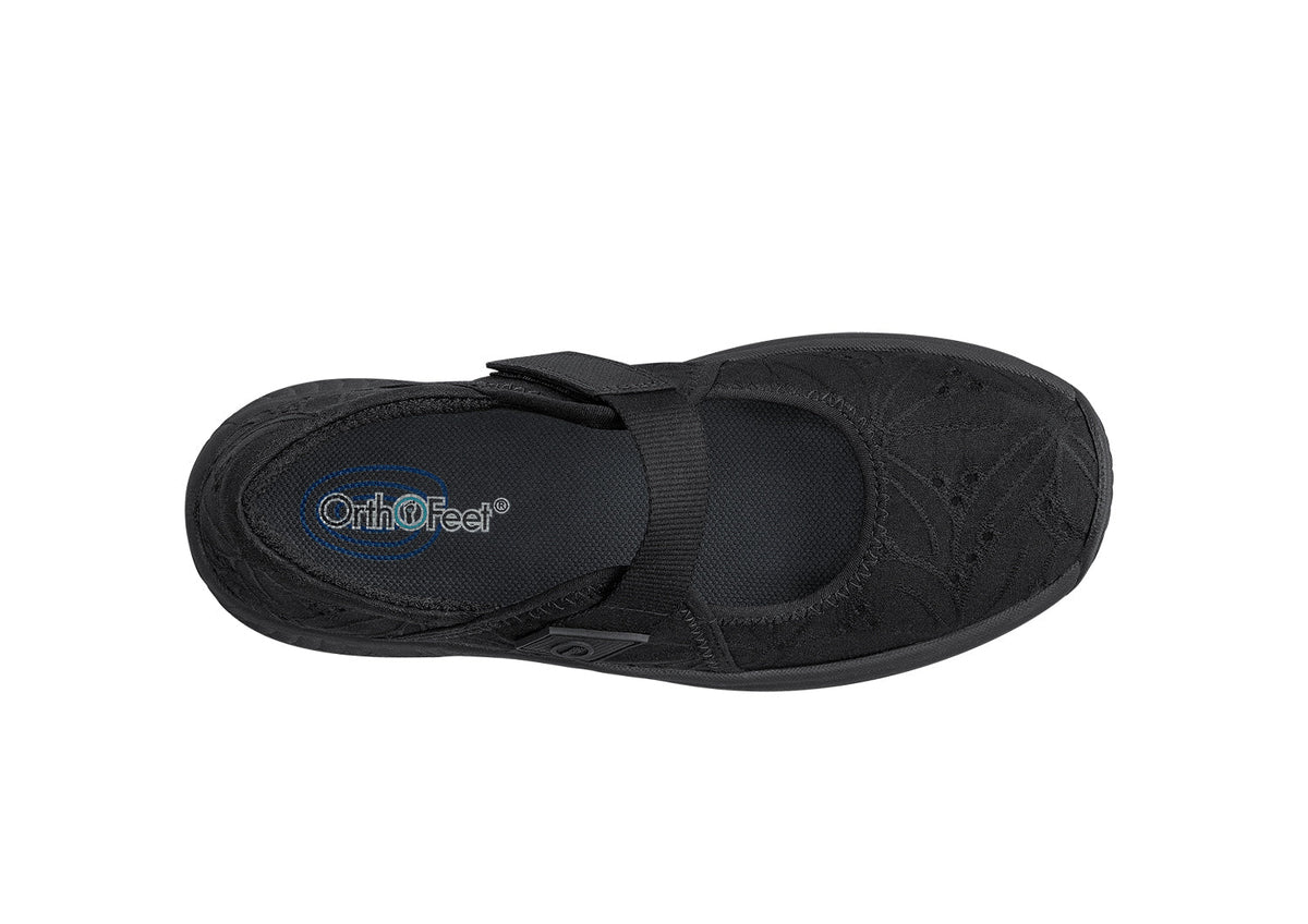 Orthofeet Kimberly - Black – detail view